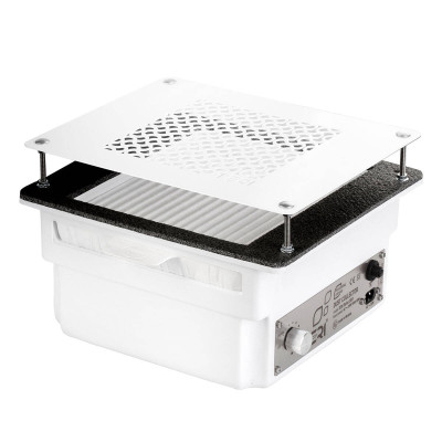 Вбудовувана манікюрна витяжка Teri Turbo біла (решітка біла)