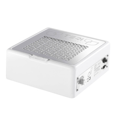 Настільна манікюрна витяжка Teri 800 M біла (решітка металік)