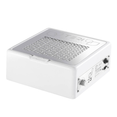 Настільна манікюрна витяжка Teri Turbo M біла (решітка металік)