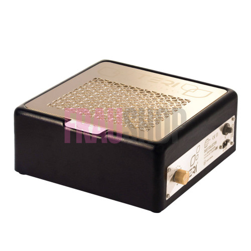 Настільна манікюрна витяжка Teri Turbo M чорна (решітка золото)