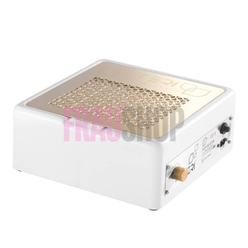 Настільна манікюрна витяжка Teri Turbo M біла (решітка золото)